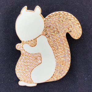 Swarovski Midori Squirrel Brooch